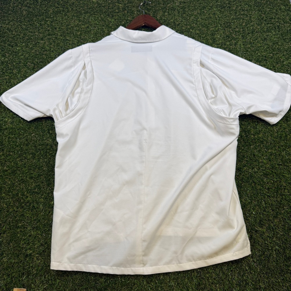 Adidas Louisville Cardinals Mens XL White Button Up Short Sleeve Shirt NCAA Logo - Picture 9 of 11